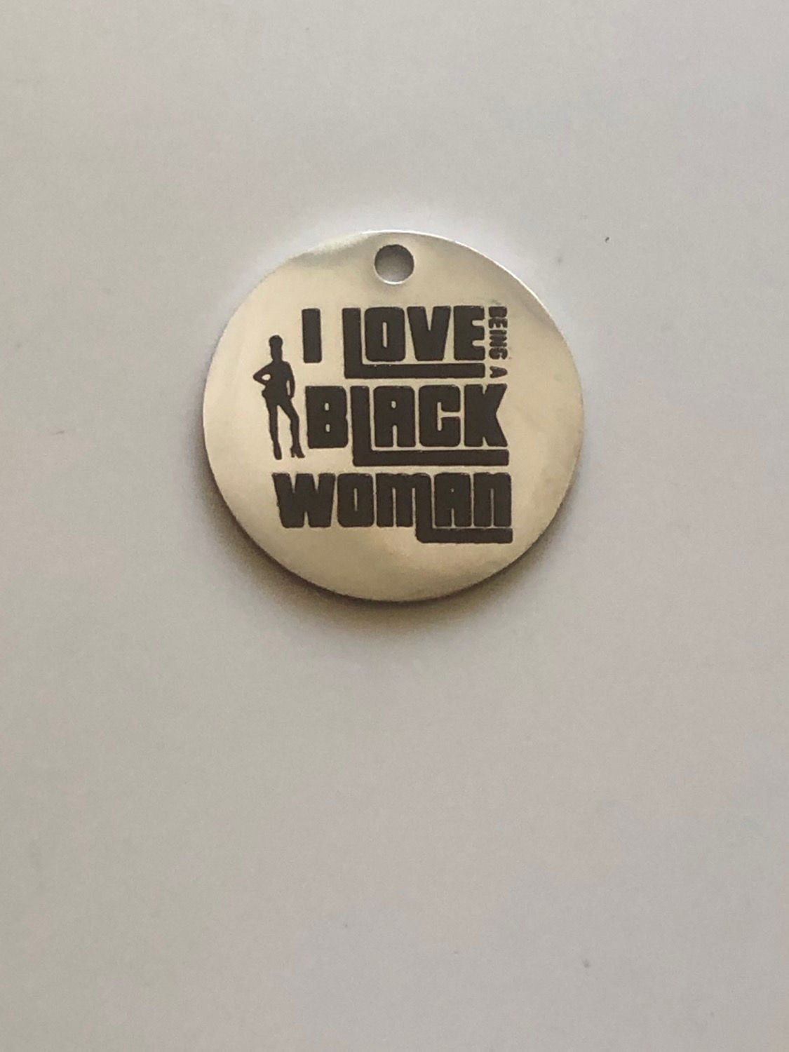 I love being a black Woman -Silver 