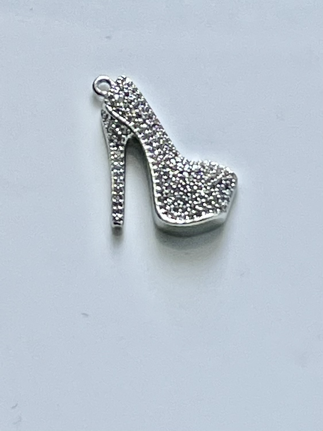 Heel- silver Cz 