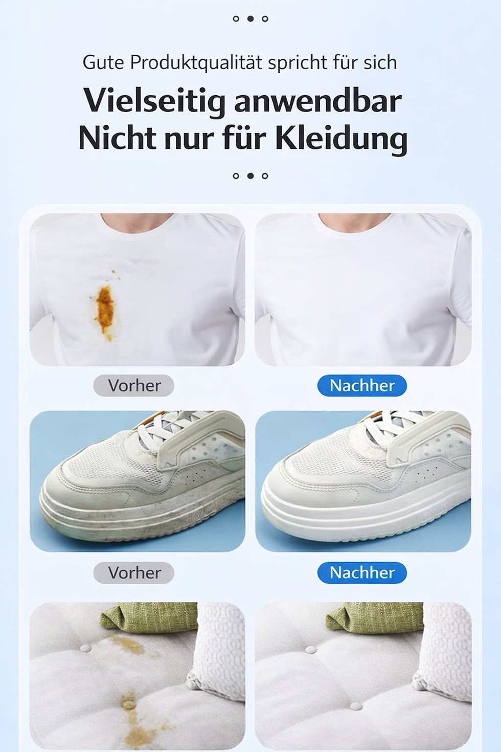 Miniaturbild: Textil- & Polster-Fleckenentferner Spray – 150 ml – Für Stoffe & Polster