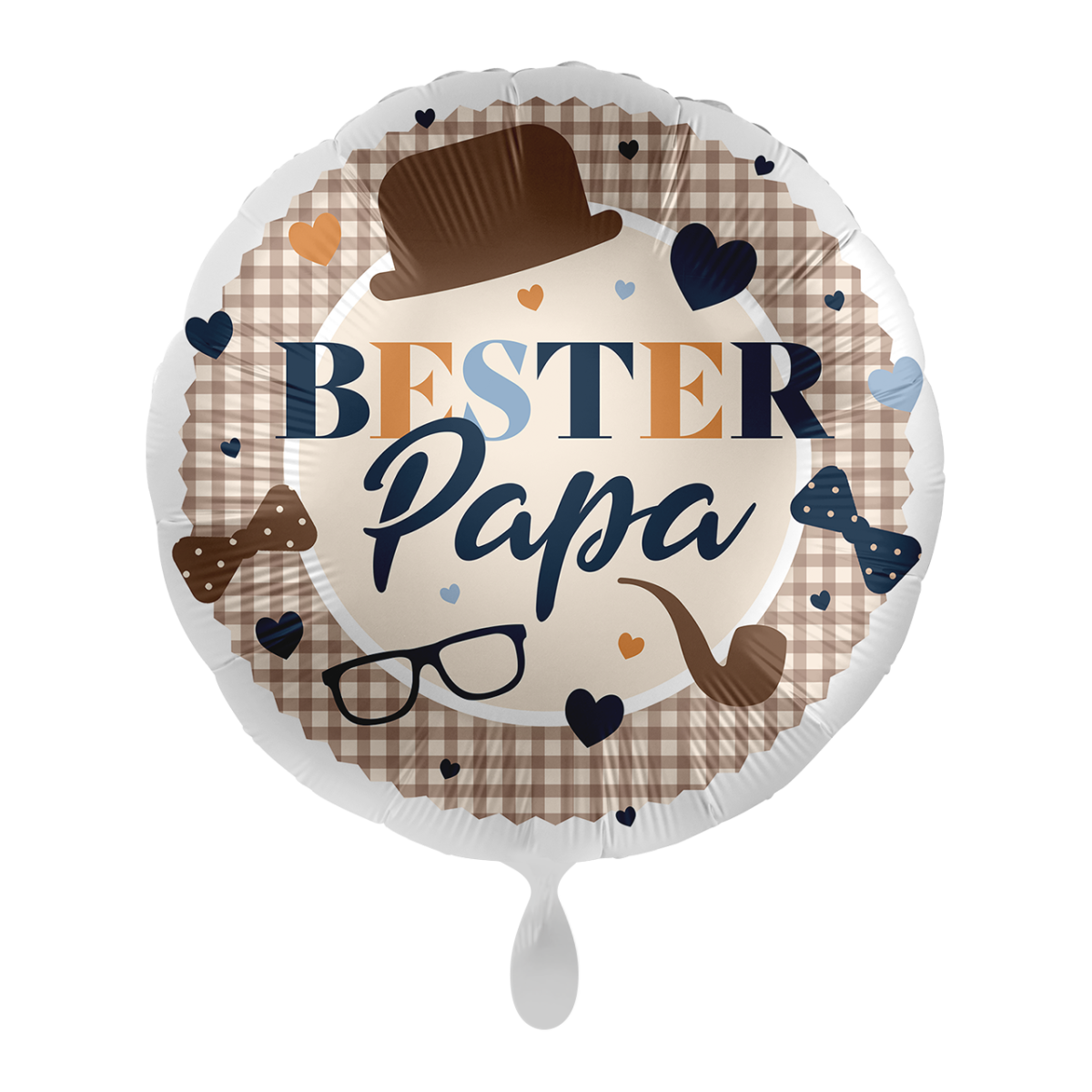 Bester Papa Folienballon Ø 43 cm – 1 Stk.