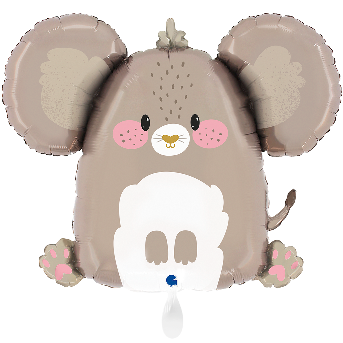 XXL Kleine Maus Folienballon 62 x 51 cm – Super Shape – Heliumgeeignet