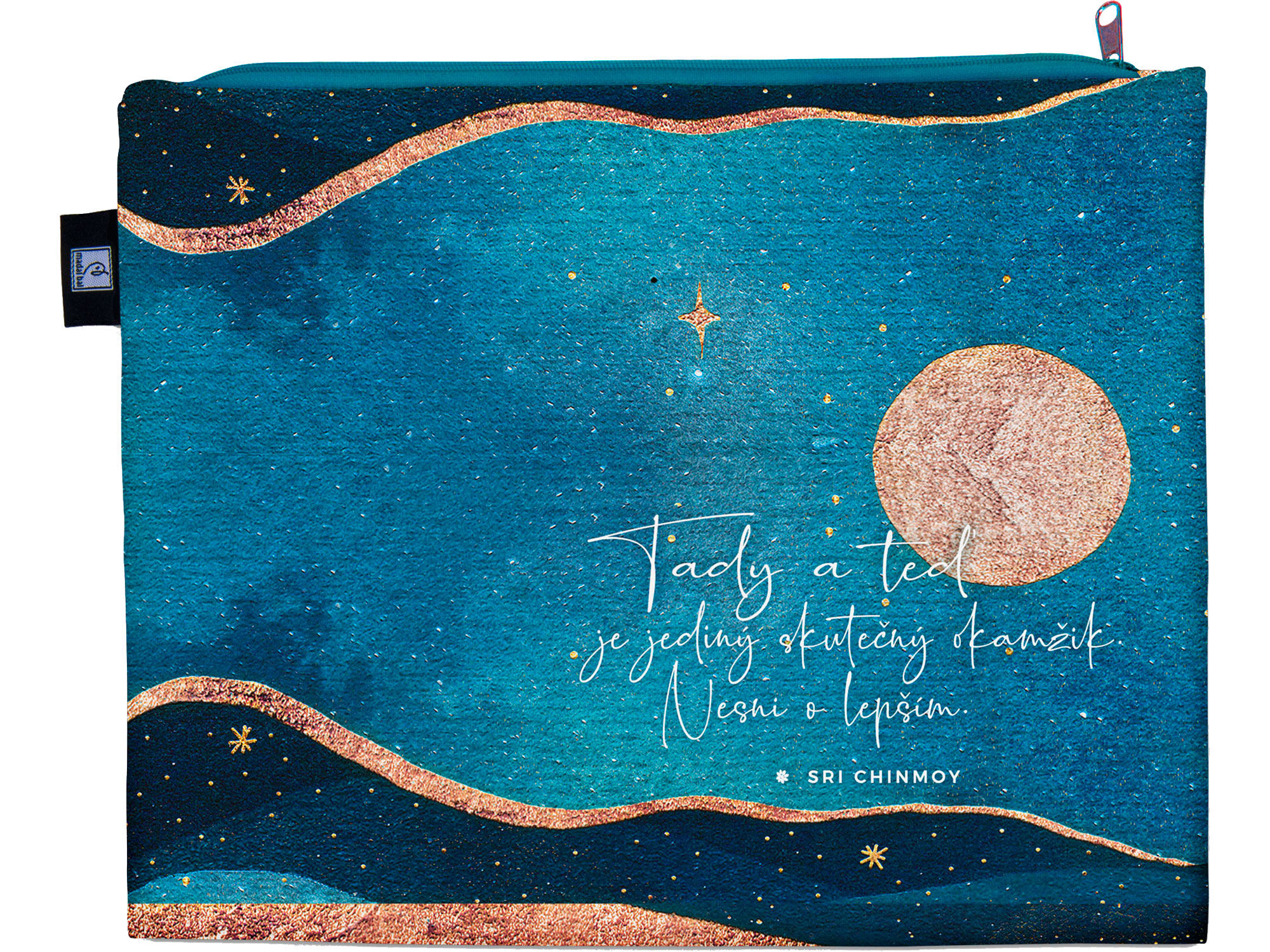 Taštička väčšia "Tady a teď..." 29x23cm/CZ