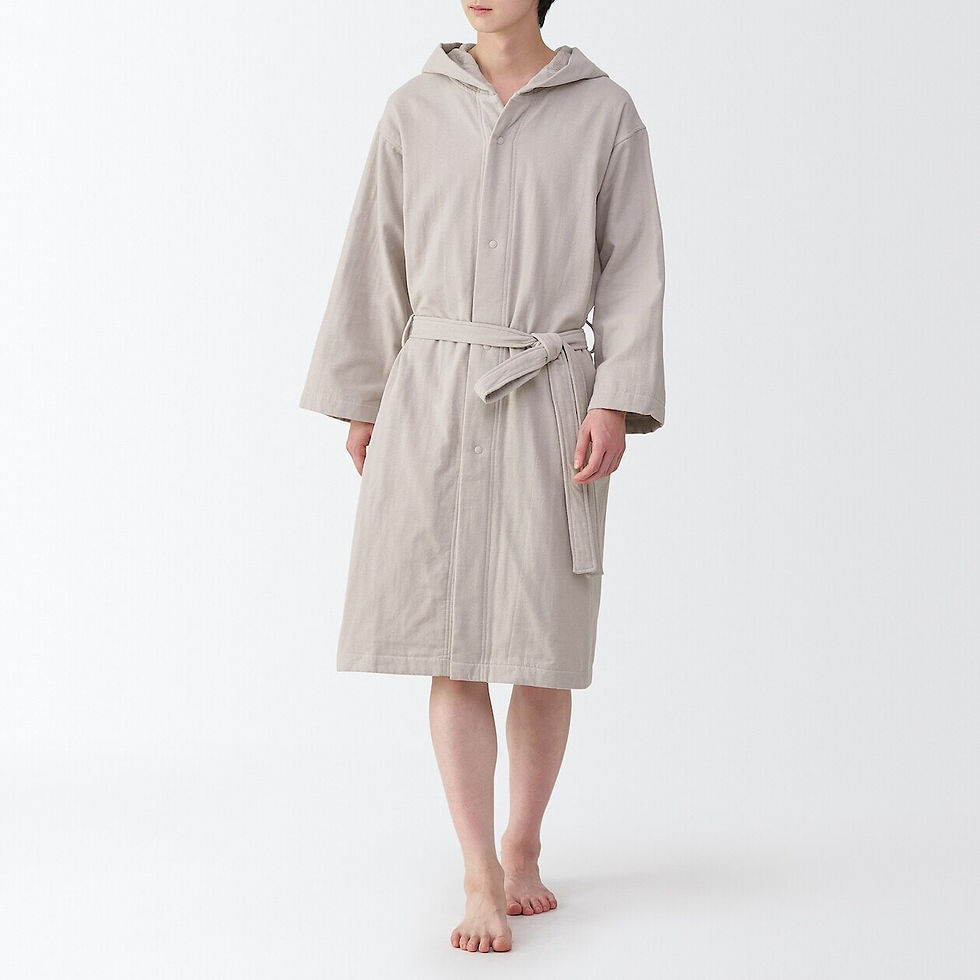 Thumbnail: Gauze Pile Bath Gown