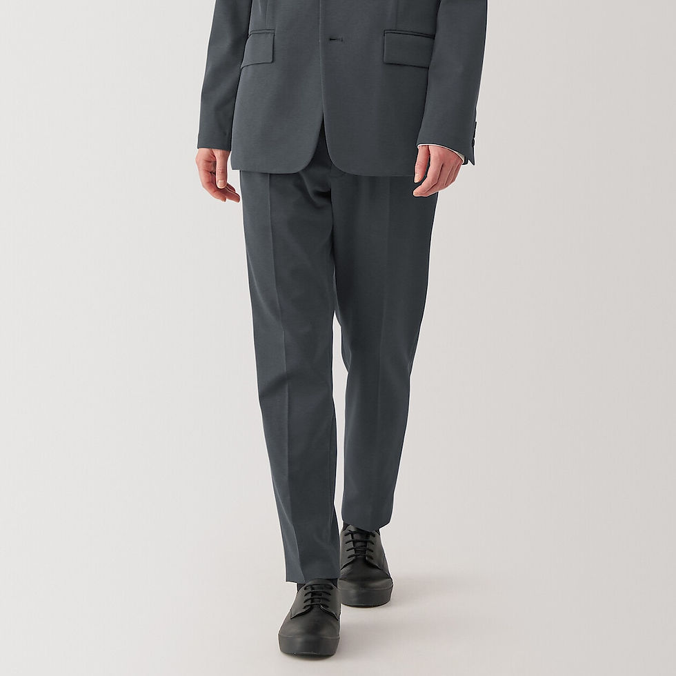 Thumbnail: Mens Wrinkle Resistant Darted Easy Pants