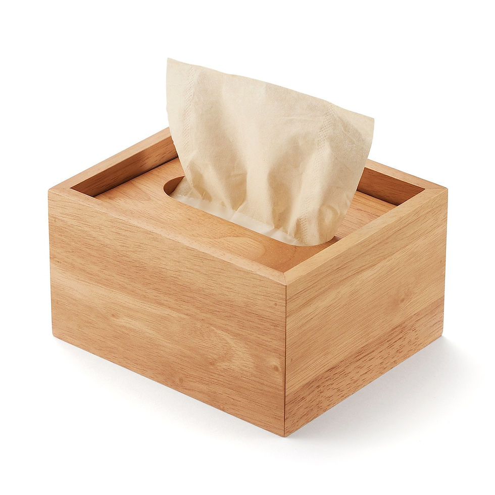Wooden Tissue Holder