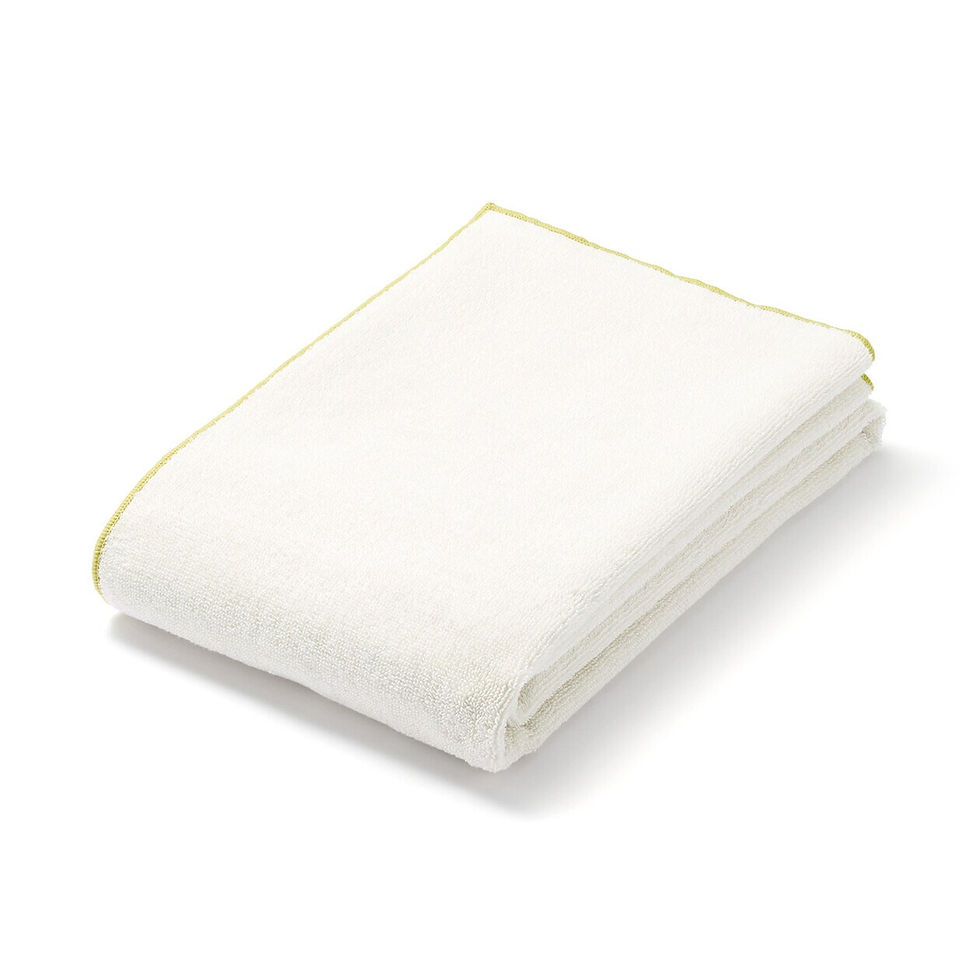 Thumbnail: Color Stitched Pile Woven Bath Towel