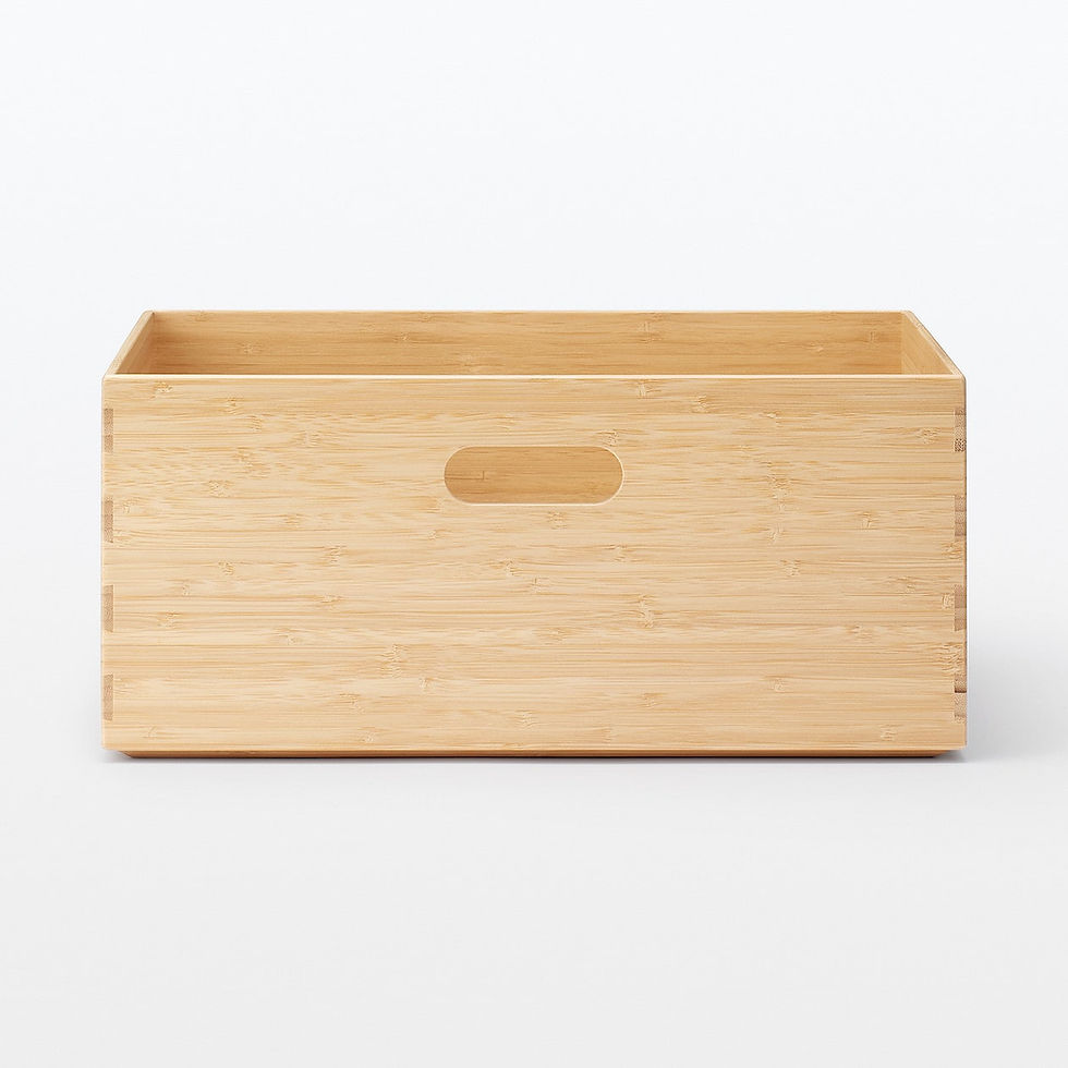 Thumbnail: Stackable Rectangular Bamboo Box