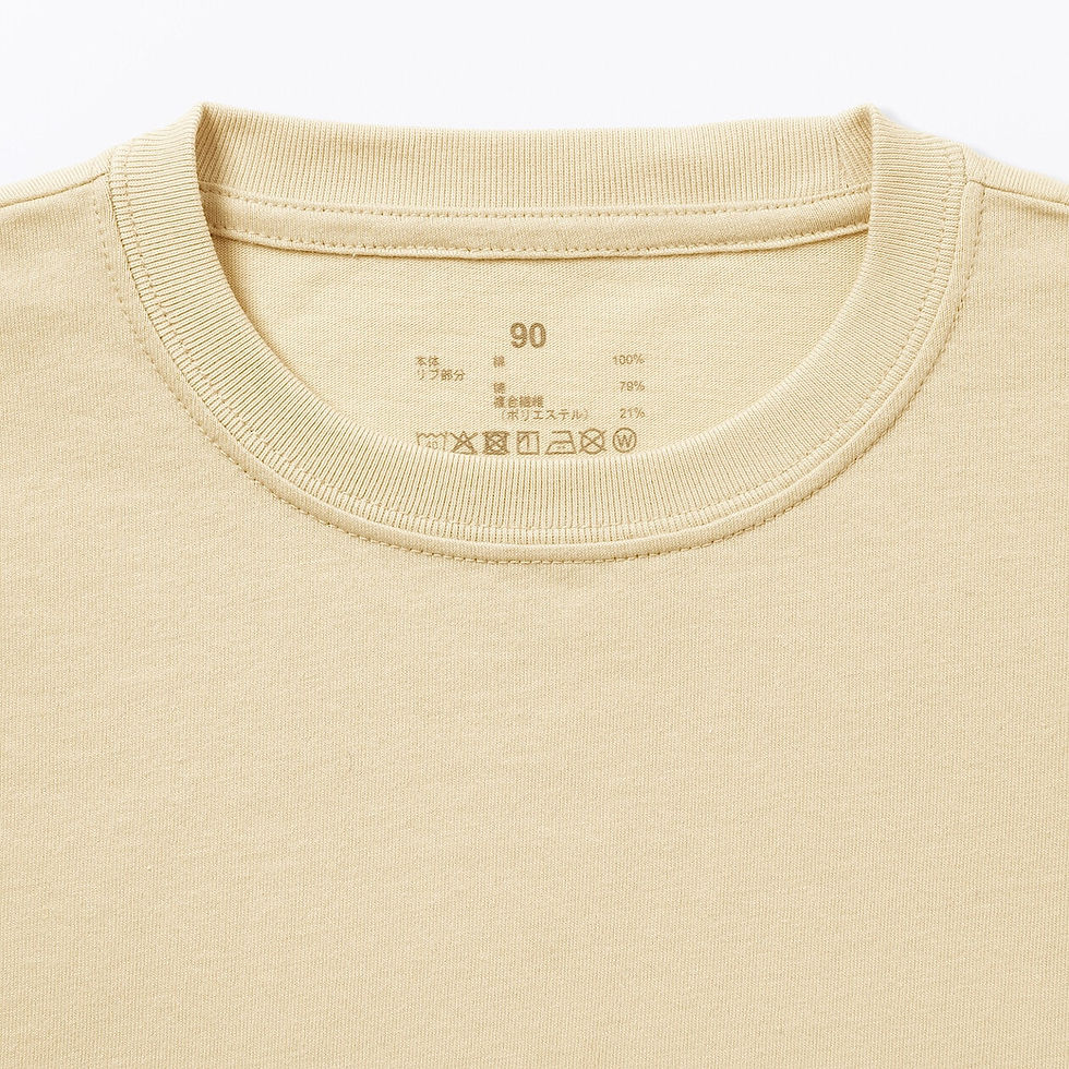 Thumbnail: Babies Easy-On Cotton Jersey Crew Neck Long Sleeve T-Shirt
