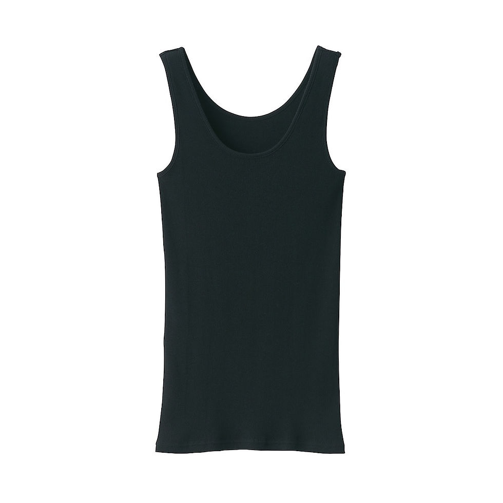 Thumbnail: Womens Cotton Ribbed Tank Top