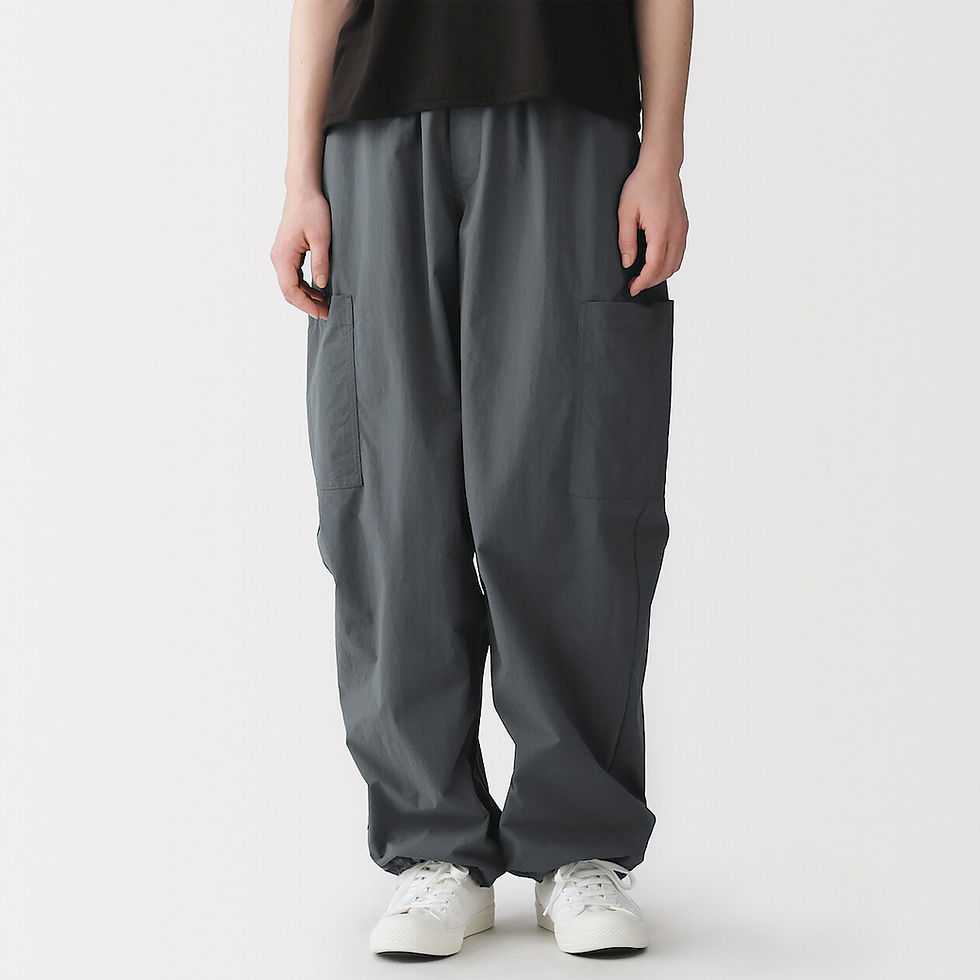 Thumbnail: Womens Water Repellent Utility Easy Wide-Fit Pants