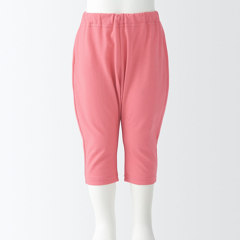 Thumbnail: Baby High Waisted Stretch 3/4 Length Sarourl Pants