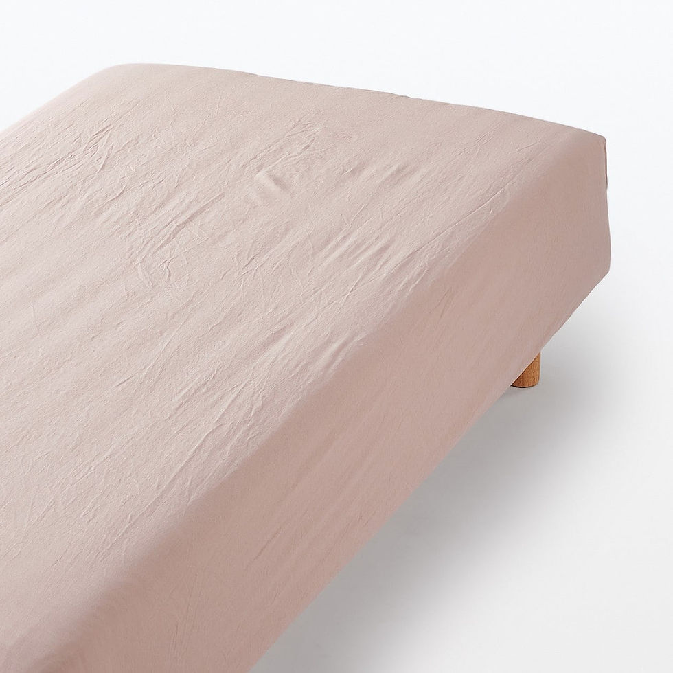 Thumbnail: Washed Cotton Fitted Sheet