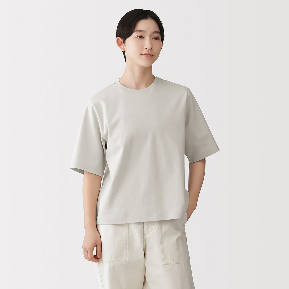 Thumbnail: Womens Cool Touch Crew Neck Wide-Fit Short Sleeve T-Shirt