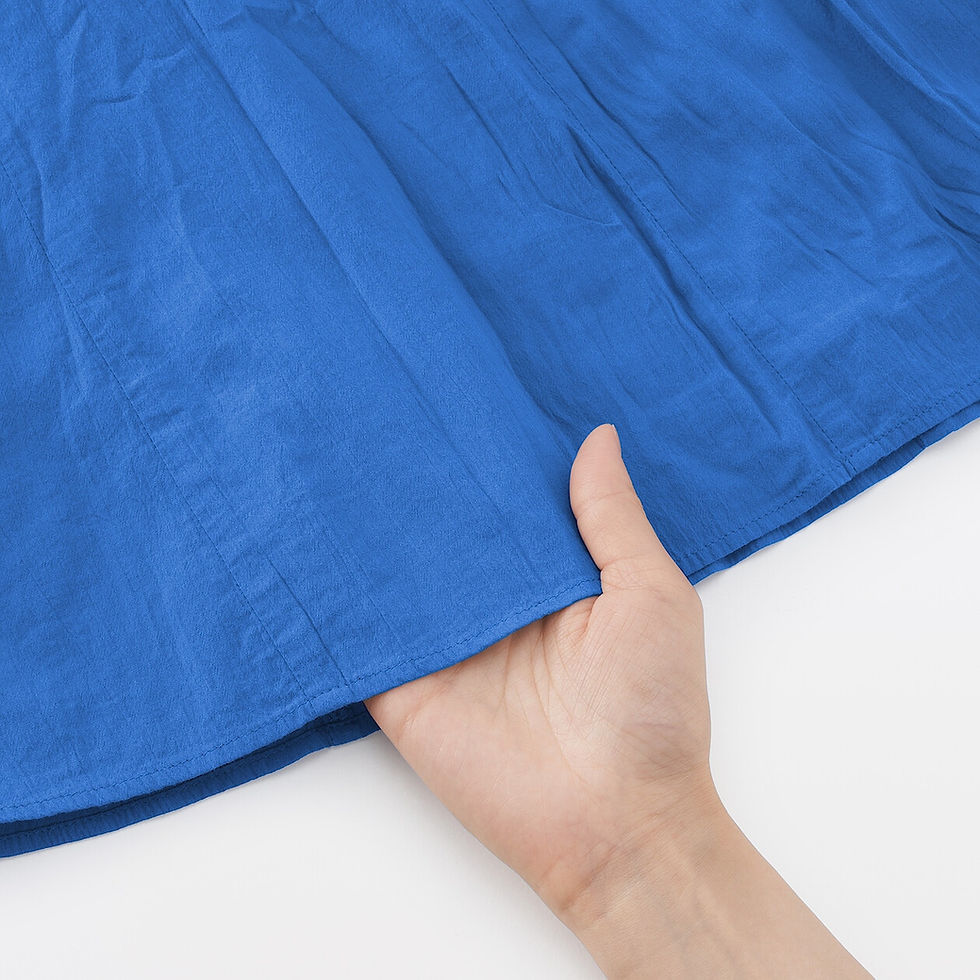 Thumbnail: Womens Irregular Crepe Sleeveless Blouse
