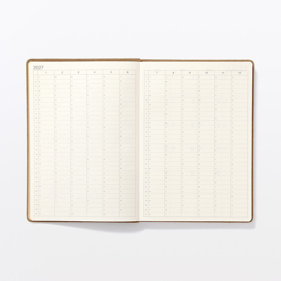 Thumbnail: 2027 Monthly Weekly Faux Suede Planner