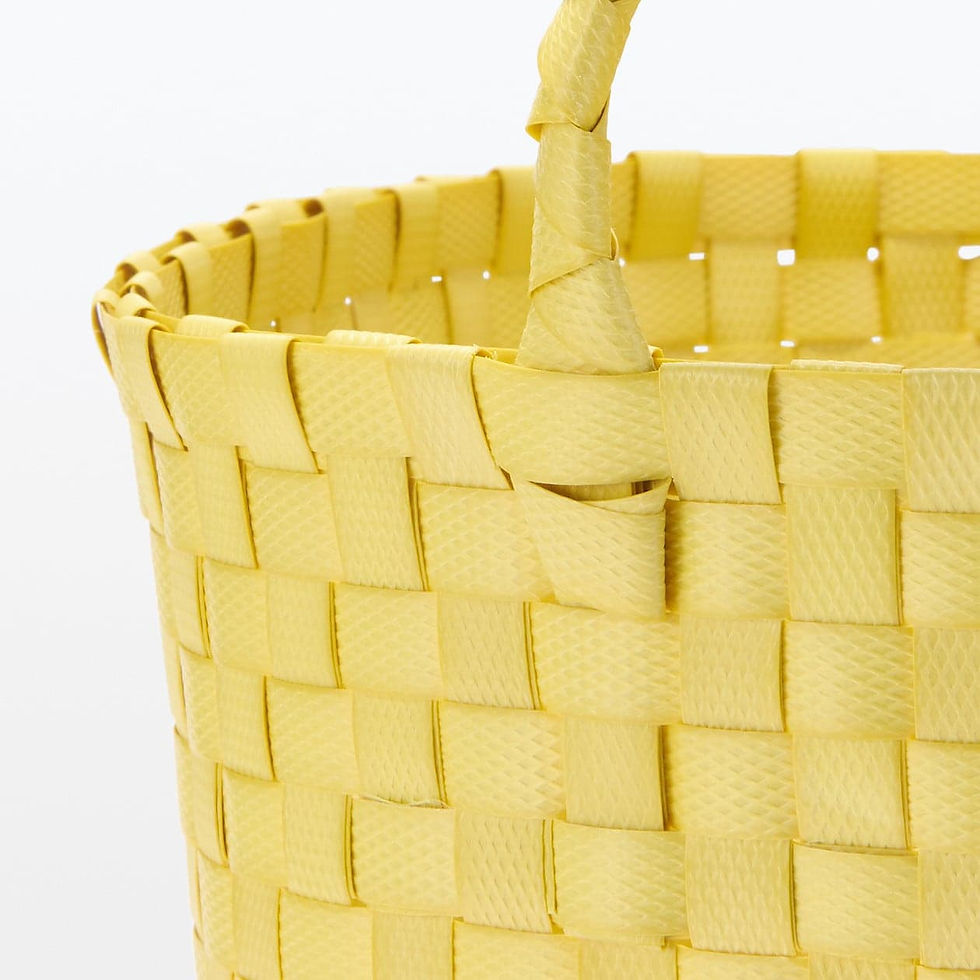 Thumbnail: Recycled PP Weave Strap Basket - Medium