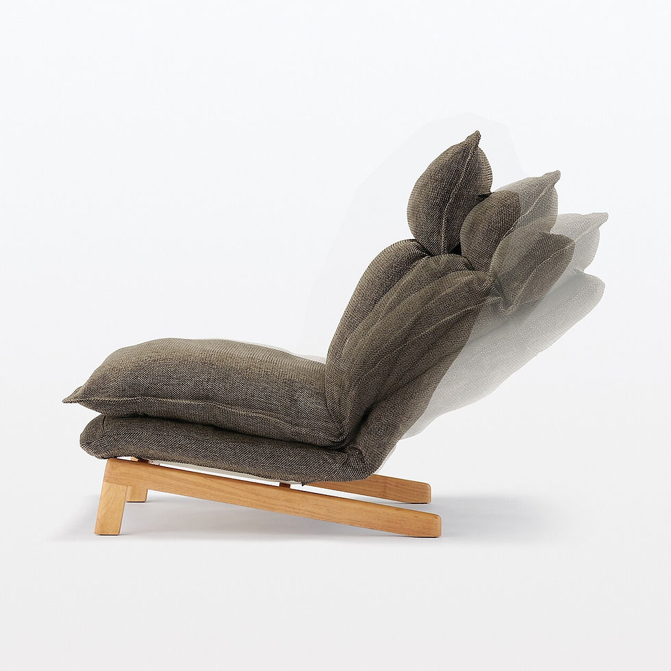 Thumbnail: High Back Reclining Sofa