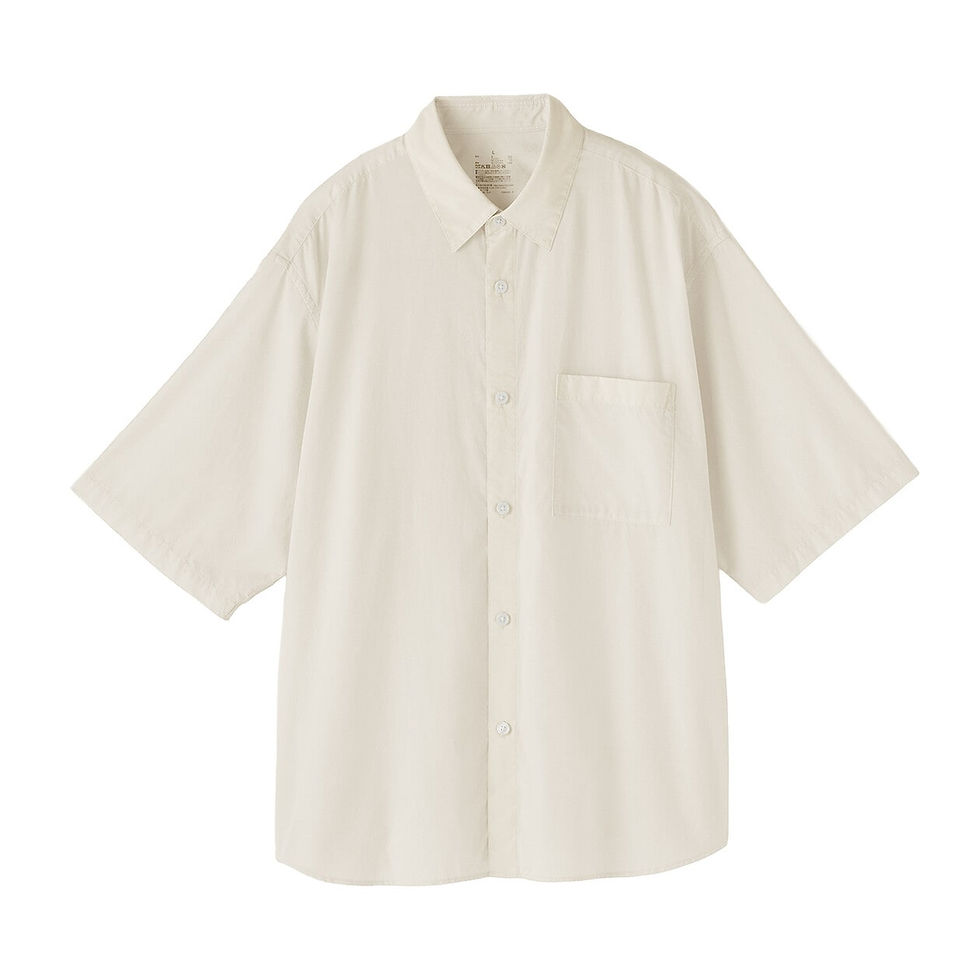 Thumbnail: Mens Lyocell Blended 1/2 Sleeve Shirt