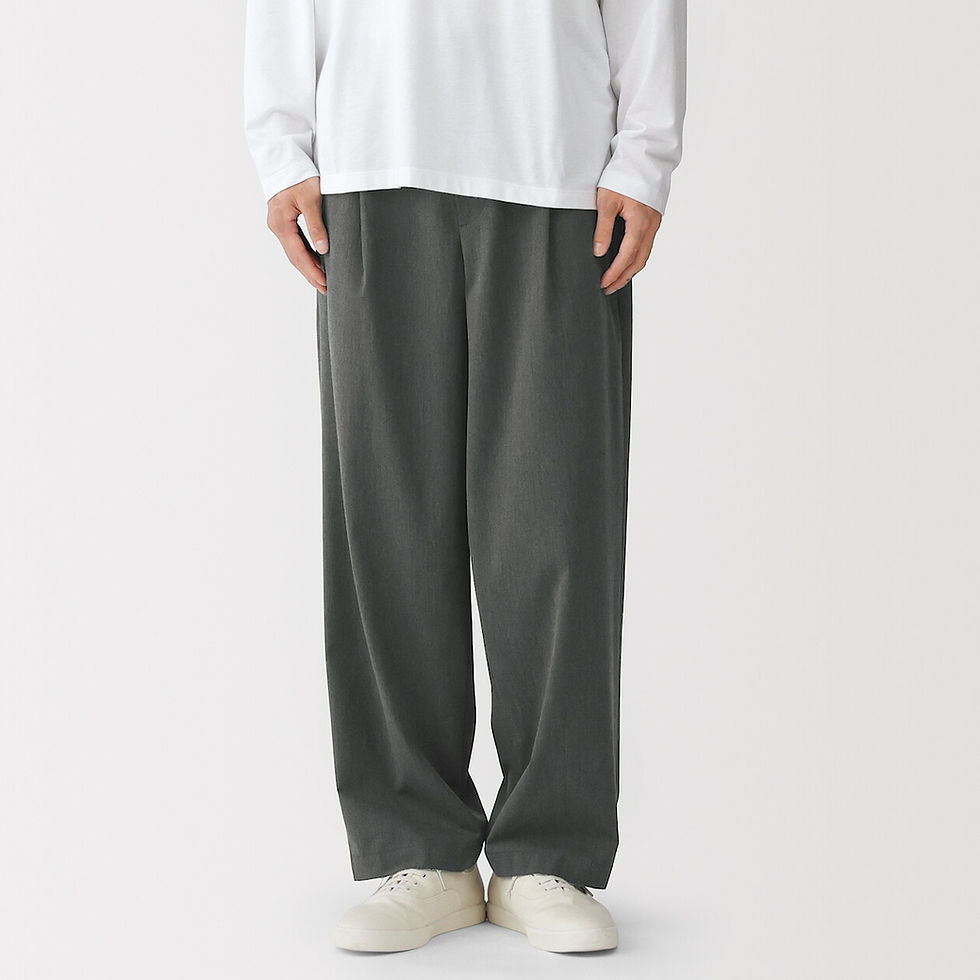 Thumbnail: Mens Quick Dry Darted Wide-Fit Pants