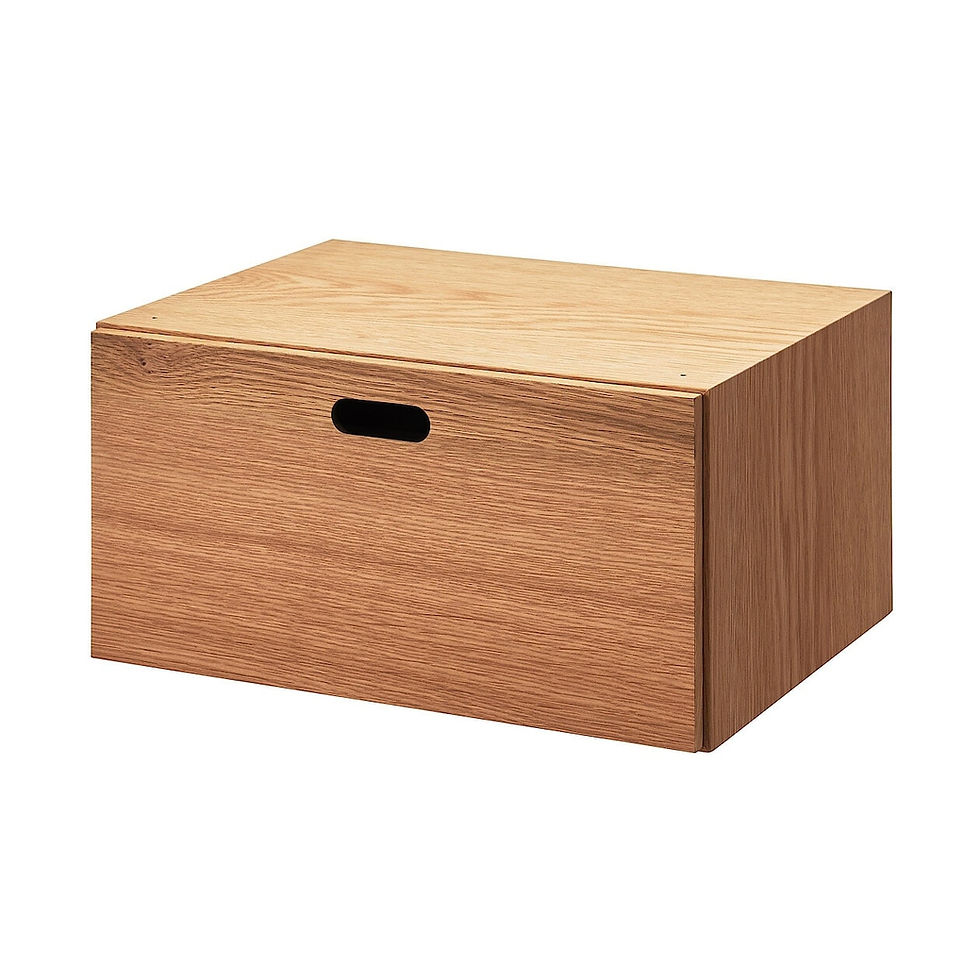 Thumbnail: Stacking Chest Half - Oak