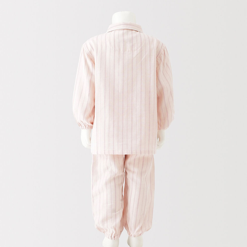 Thumbnail: Babies Side Seamless Double Gauze Training Pajamas
