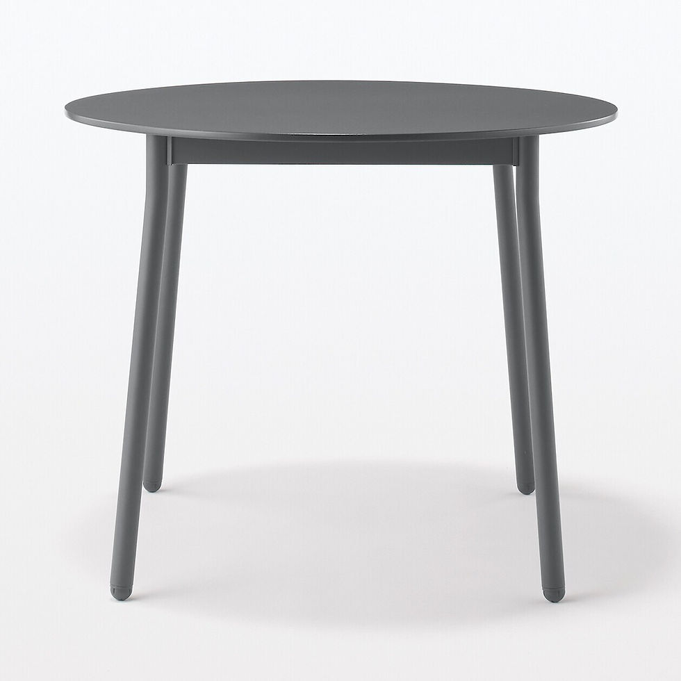 Thumbnail: Aluminum Round Table with Legs - Large