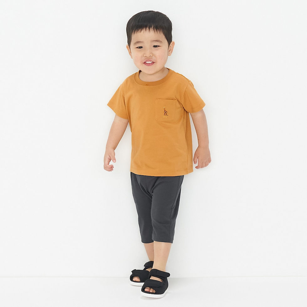 Thumbnail: Baby Embroidery Short Sleeve T-Shirt