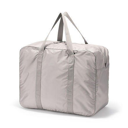 Pocketable Water Repellent Wide Boston Bag | MUJI Philippines
