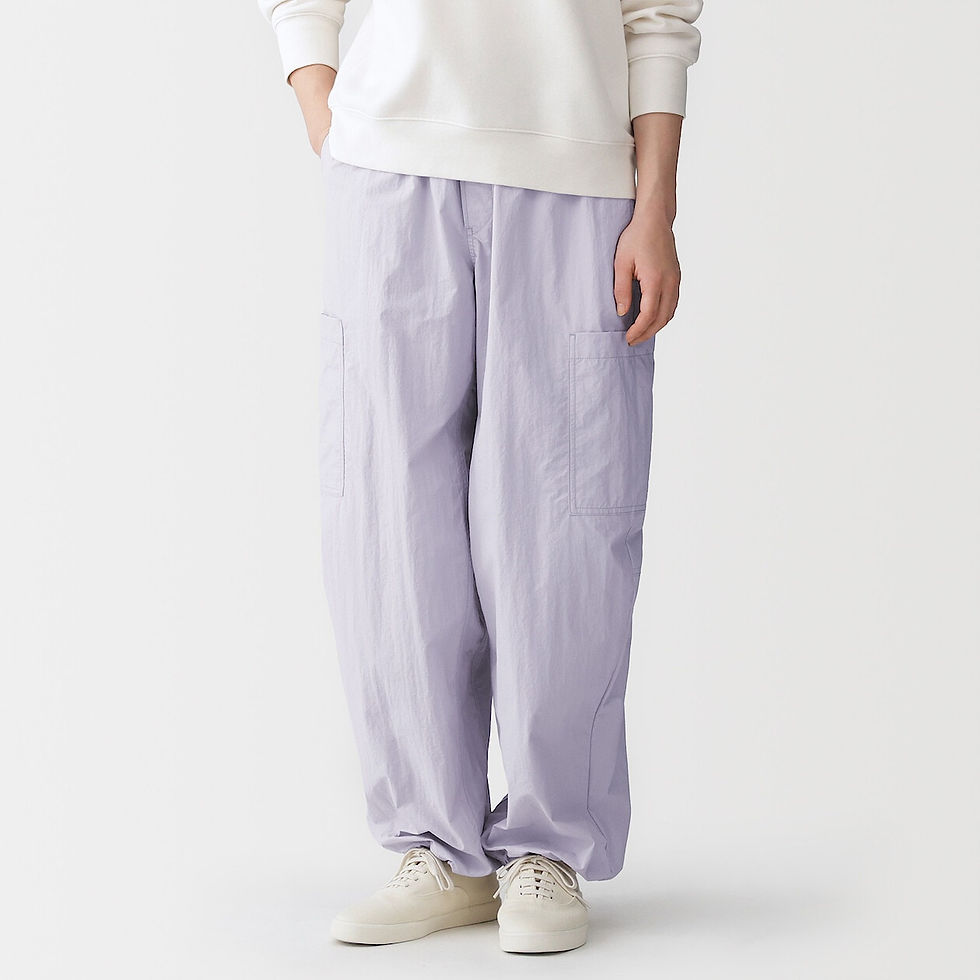 Thumbnail: Womens Water Repellent Utility Easy Wide-Fit Pants