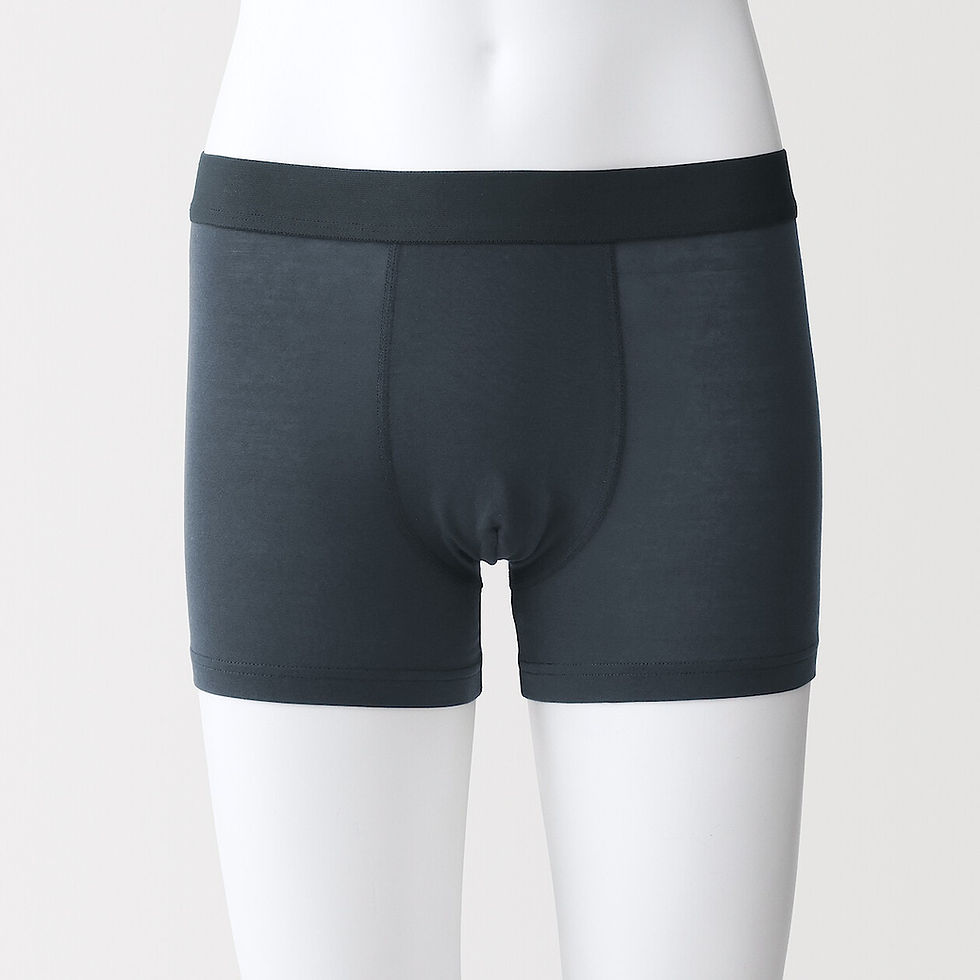 Thumbnail: Mens Lyocell Blended Low Rise Boxer Briefs