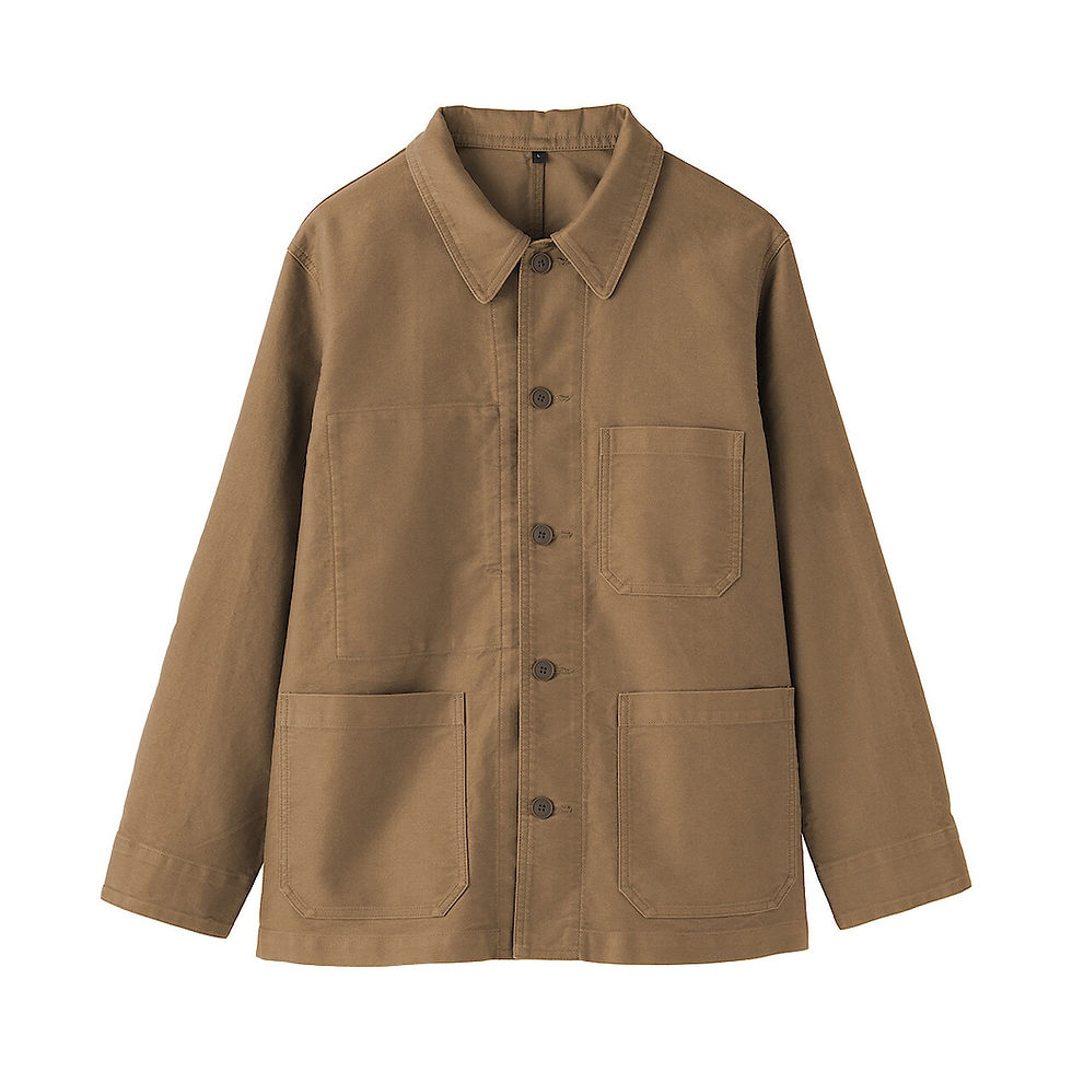 Thumbnail: Mens Kapok Blended Moleskin Coverall