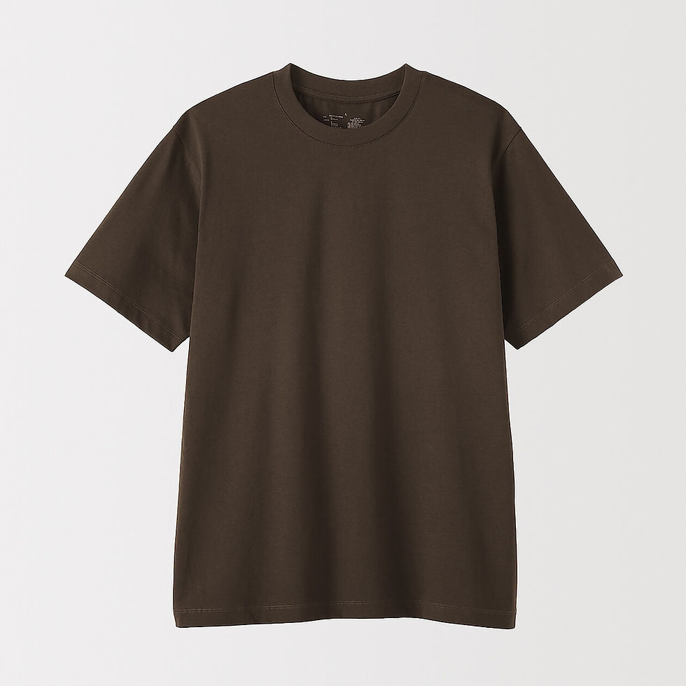 Thumbnail: Mens Jersey Knit Crew Neck Short-Sleeve T-Shirt