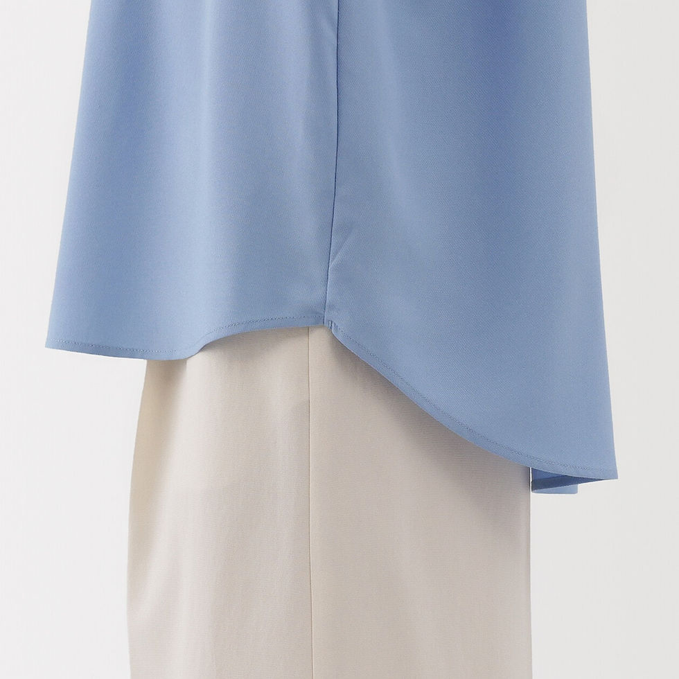 Thumbnail: Womens Rayon Blend Half Sleeve Tunic