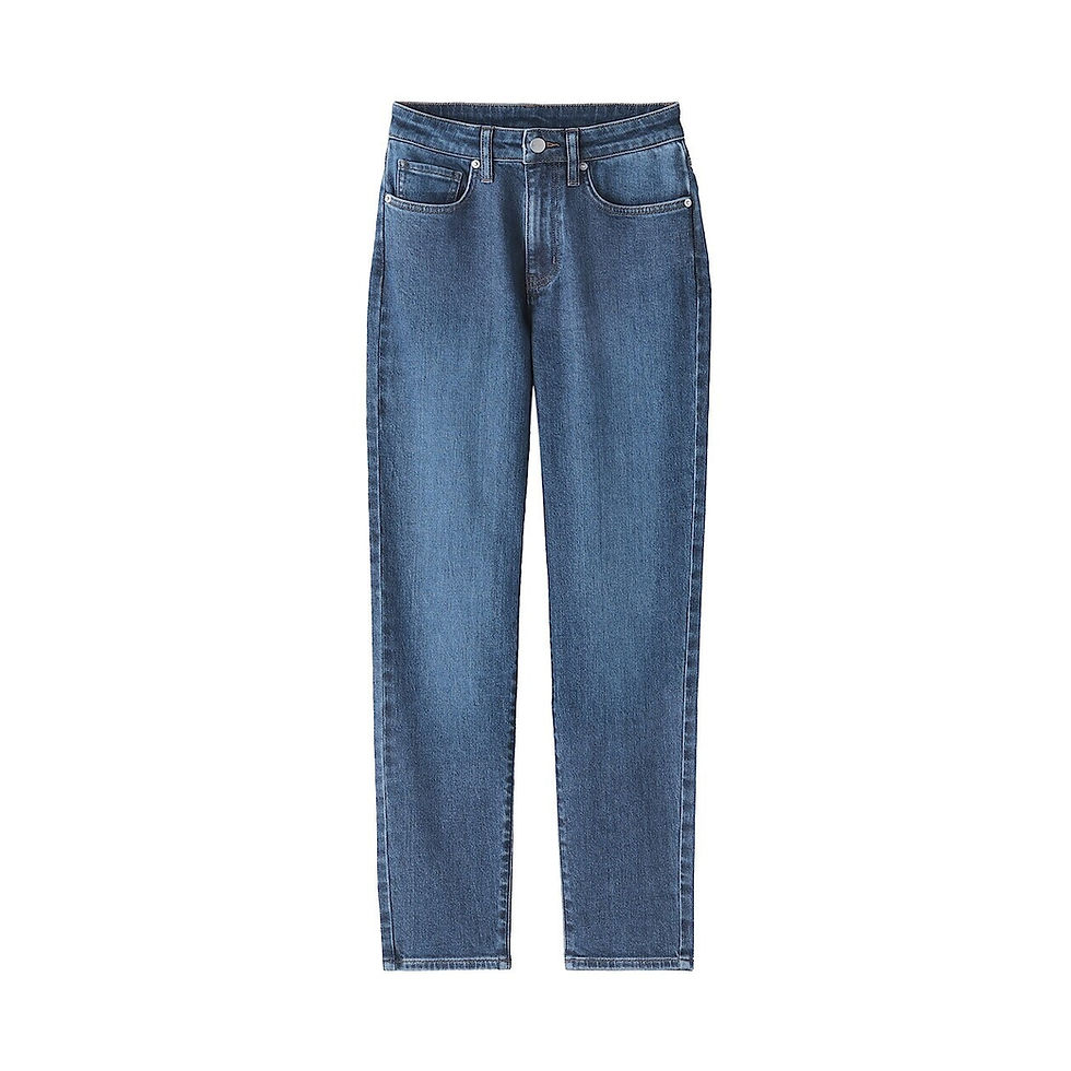 Thumbnail: Womens Stretch Denim Slim-Fit Pants