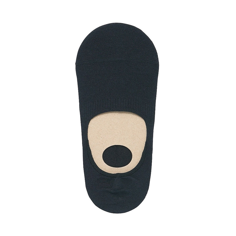 Thumbnail: Thin No-Show Socks with Heel Grip