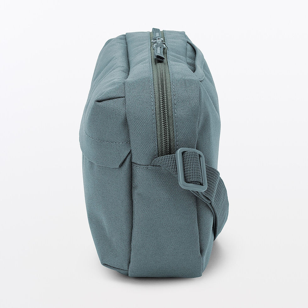 Thumbnail: Water Repellent Shoulder Bag With Back Pocket