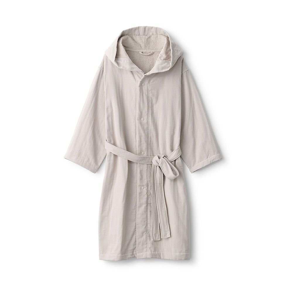 Thumbnail: Gauze Pile Bath Gown