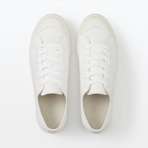 Ladies Shoes Muji Canvas Sneakers Water-Repellent Organic Cotton