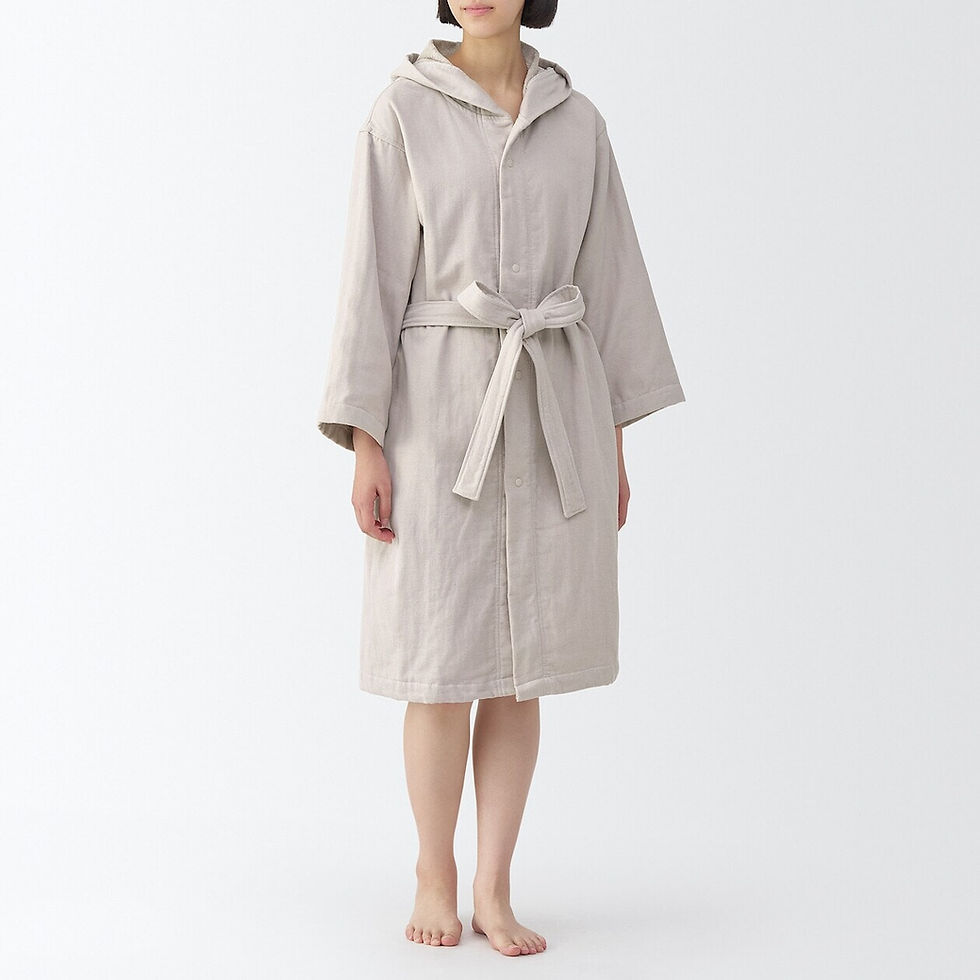 Thumbnail: Gauze Pile Bath Gown