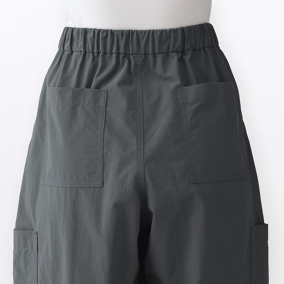 Thumbnail: Womens Water Repellent Utility Easy Wide-Fit Pants