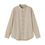 Thumbnail: Mens Washed Oxford Stand Collar Long Sleeve Shirt