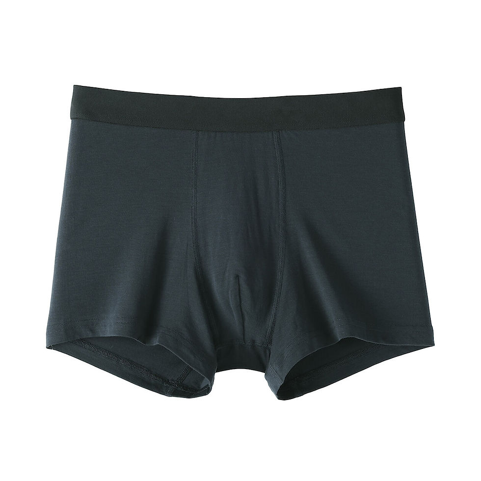 Thumbnail: Mens Lyocell Blended Low Rise Boxer Briefs