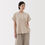 Thumbnail: Womens Kapok Blend Double Gauze Short Sleeve Blouse