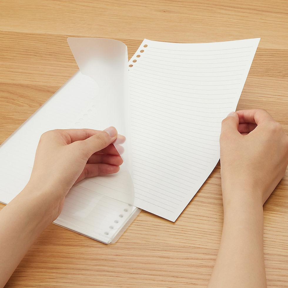 Thumbnail: Loose Leaf Paper with Case