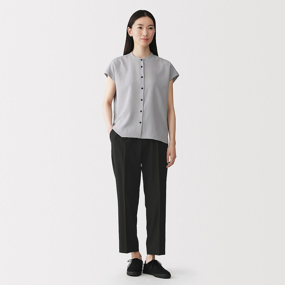 Thumbnail: Womens Breathable Seersucker Easy Tapered Pants