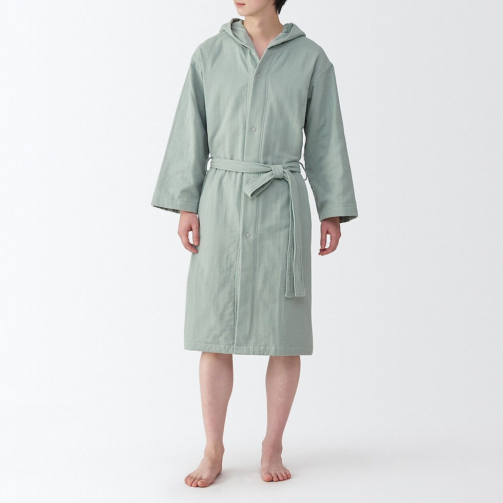 Thumbnail: Gauze Pile Bath Gown