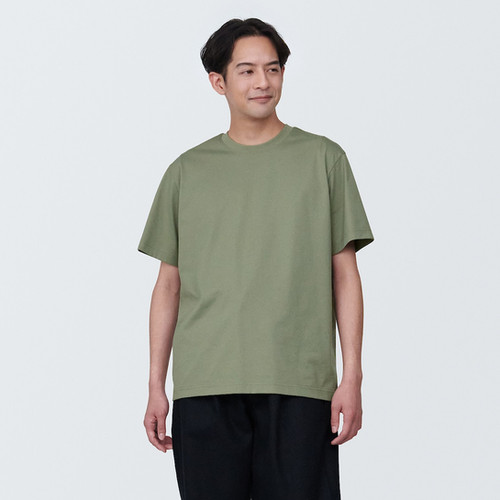 Mens Jersey Crew Neck Short Sleeve T-Shirt MUJI Philippines
