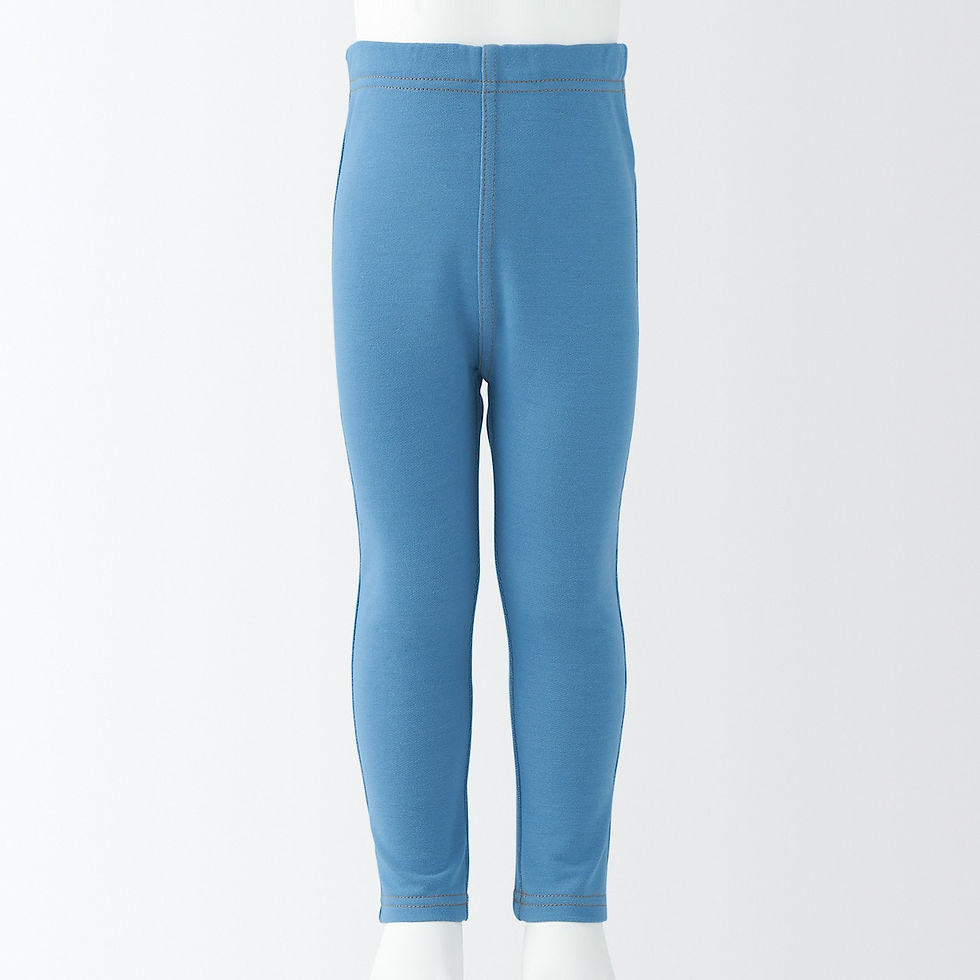Thumbnail: Baby High Waisted Denim Like Leggings