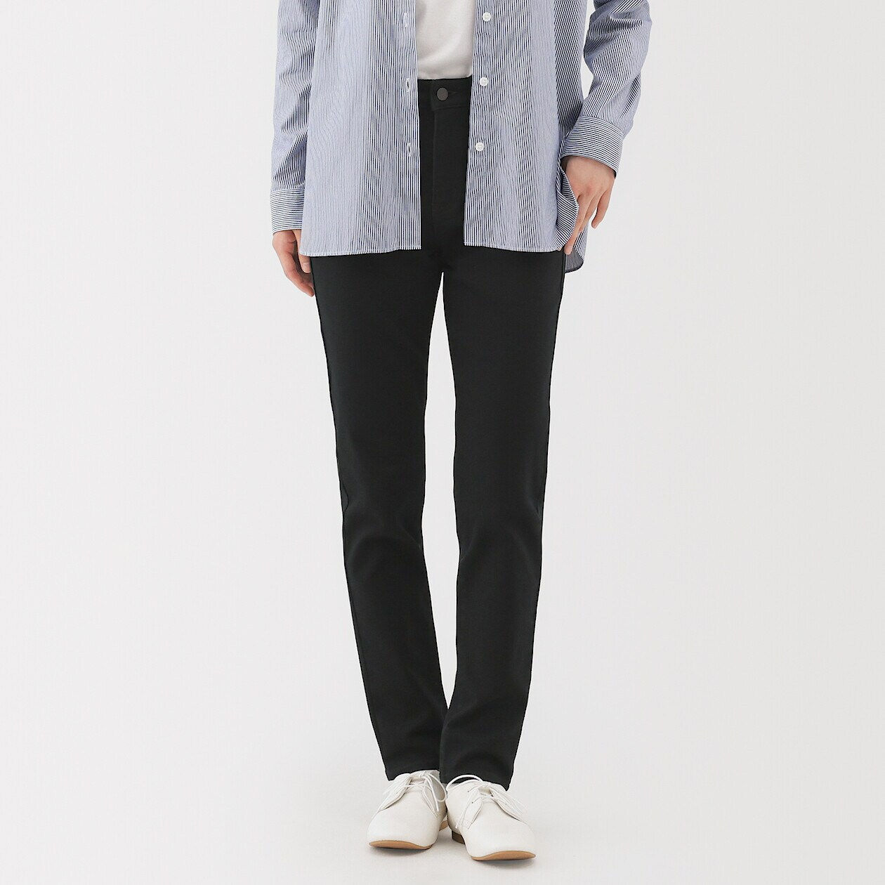 Womens Stretch Denim Slim-Fit Pants