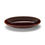 Thumbnail: Oval Porcelain Plate - Brown